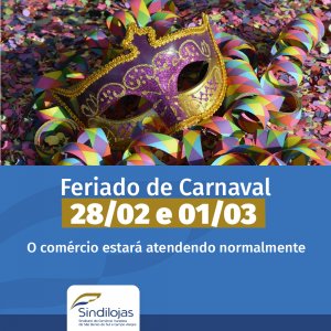 Horário Carnaval 2022