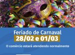 Horário Carnaval 2022