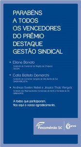 Destaque Gesto Sindical de 2013