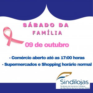 Sbado da famlia outubro