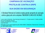 Campanha de Vacinao contra a Gripe.