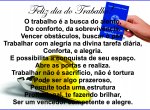 Dia 1 de maio dia do trabalhador