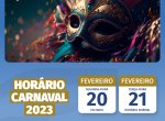 Horario Carnaval