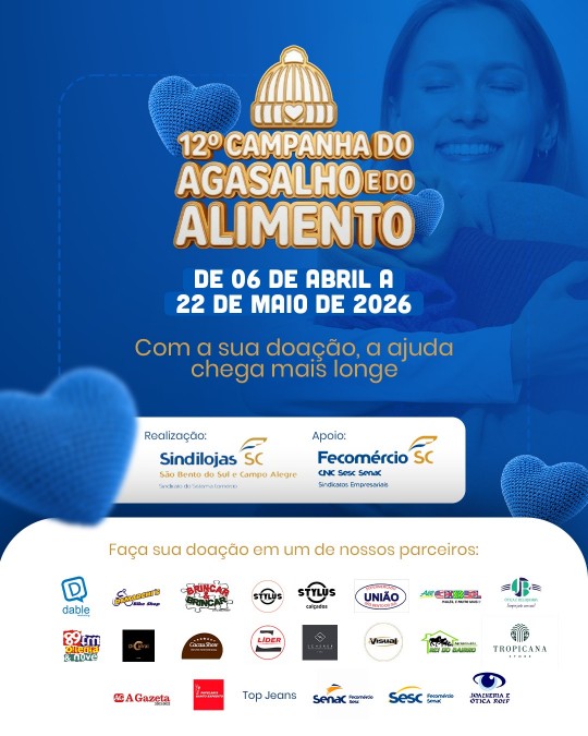 12� Campanha do Agasalho e do Alimento.