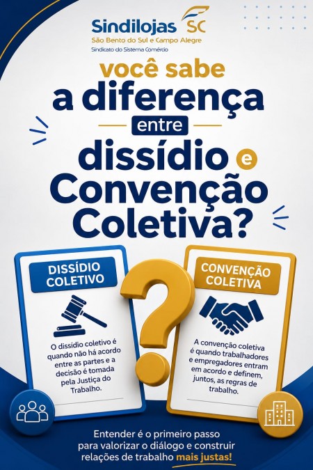 Diferen�a entre Diss�dio e Conven��o Coletiva