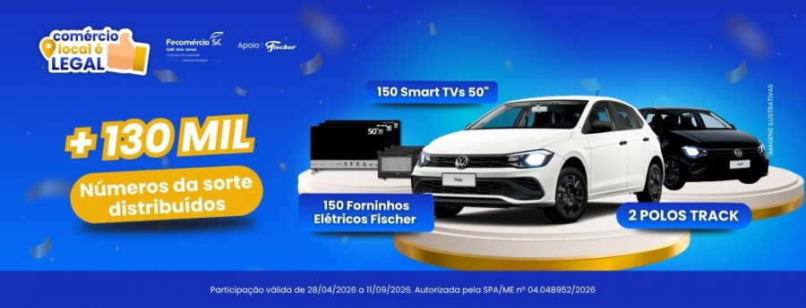 Na reta final, campanha Com�rcio Local � Legal alcan�a 130 mil n�meros da sorte distribu�dos