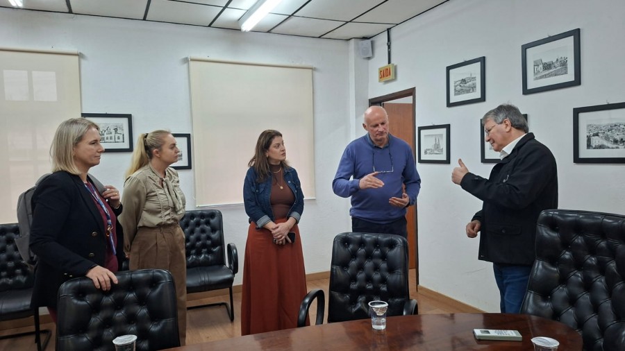 Projeto da nova Unidade do Senac em S�o Bento do Sul � apresentada ao prefeito.