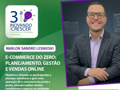 Workshop E-COMMERCE DO ZERO: Planejamento gest�o e vendas online.